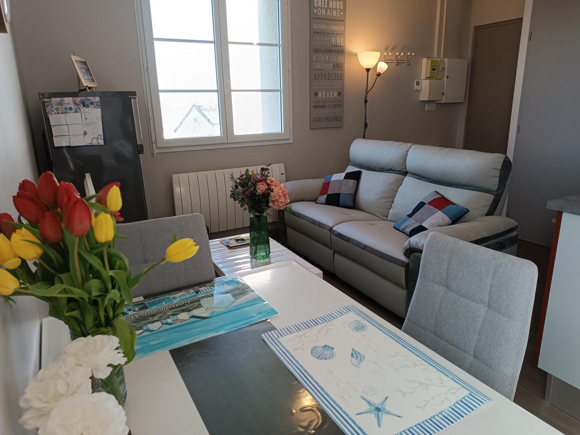 Appartement Cosy Proche Mer Gouville-sur-Mer Luaran gambar